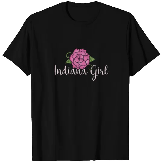 indiana girl peony T Shirts
