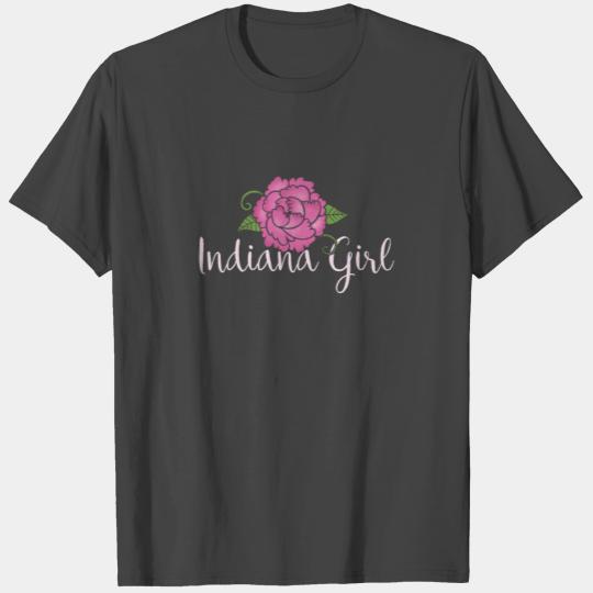 indiana girl peony T Shirts