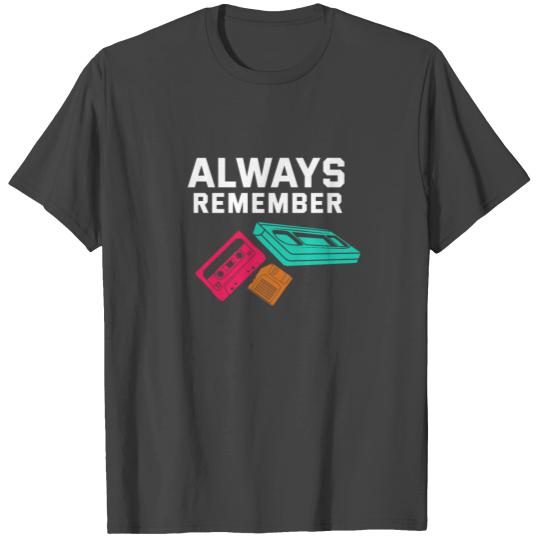 Retro VHS Cassette Tape Floppy Disc Gift | 80s 90s T Shirts