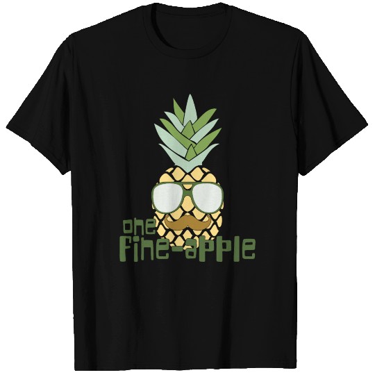pineapple, fruit, summer, moustache, movember gift T Shirts