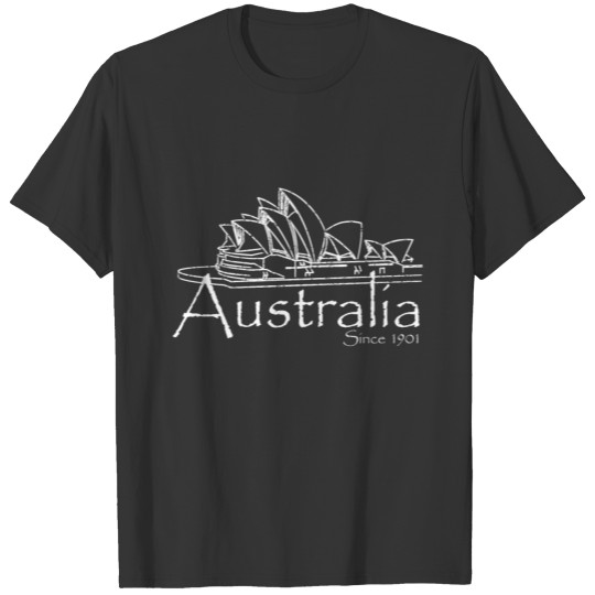 Australia Vintage Travel Retro Gift Since 1901 T-shirt