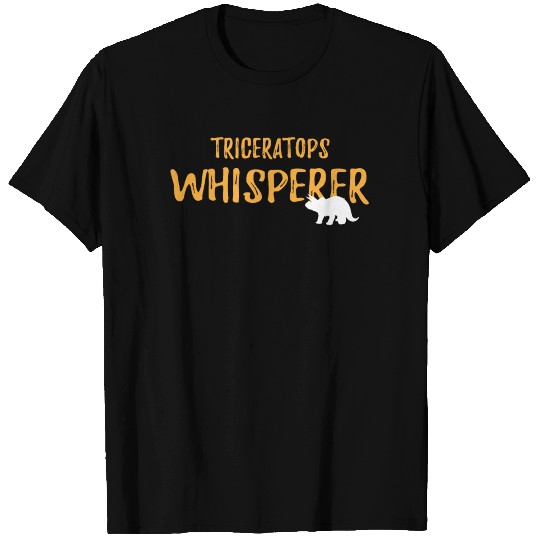 Triceratops Whisperer Graphic T Shirts