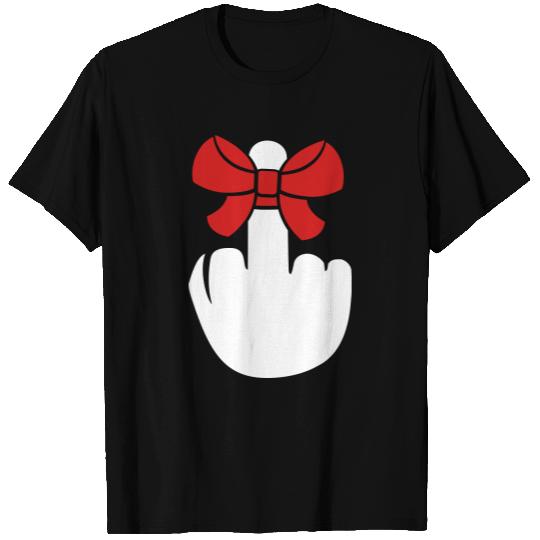 fuck you middle finger wanker show insult fuck off T Shirts
