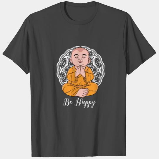 Happiness Buddhist Monk Meditation Nirvana T Shirts