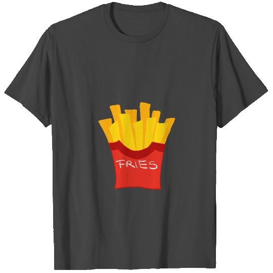 gift heartbeat fastfood french fries T Shirts