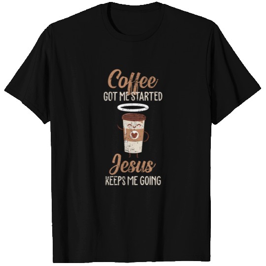 coffee jesus T Shirts