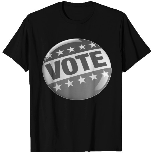 Image: Vote button (grey) T Shirts