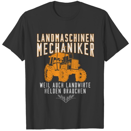 Agricultural machinery mechanic farmer hero T Shirts