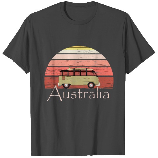 Australia Camping Travel Vintage Road Trip Gift T Shirts