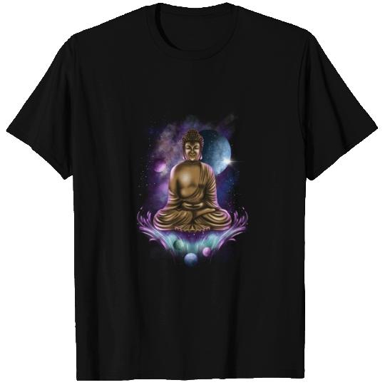 Galaxy Buddha T Shirts