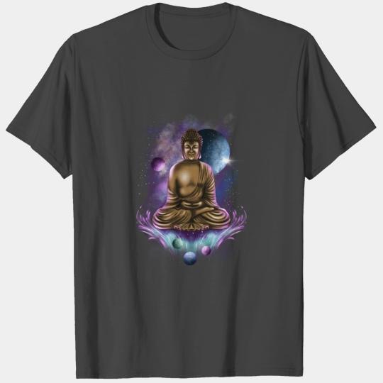 Galaxy Buddha T Shirts