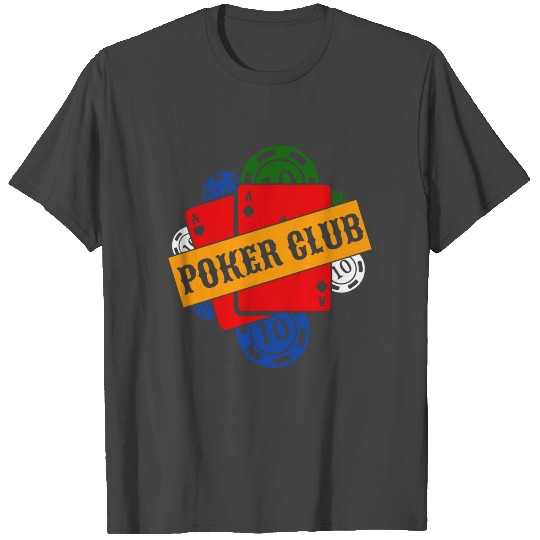 Casino gambling roulette poker face risk gift idea T Shirts