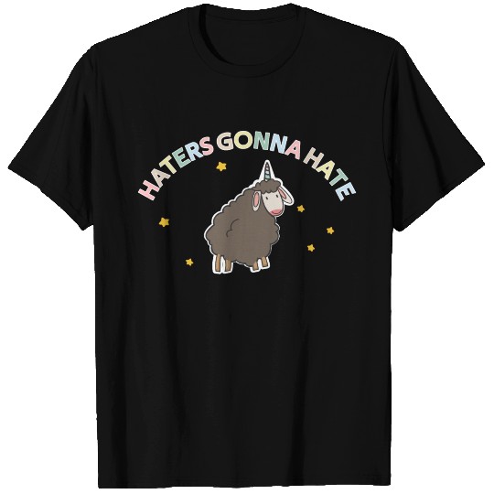Haters Gonna Hate Sheep Unicorn Kids Rainbow T Shirts