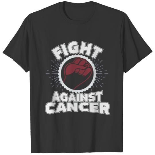 Neck Cancer Awareness Support Suvivor Burgundy T-shirt