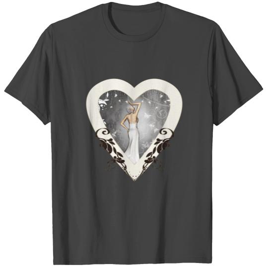 Wonderful fairy with butterflies and dragonfly T Shirts