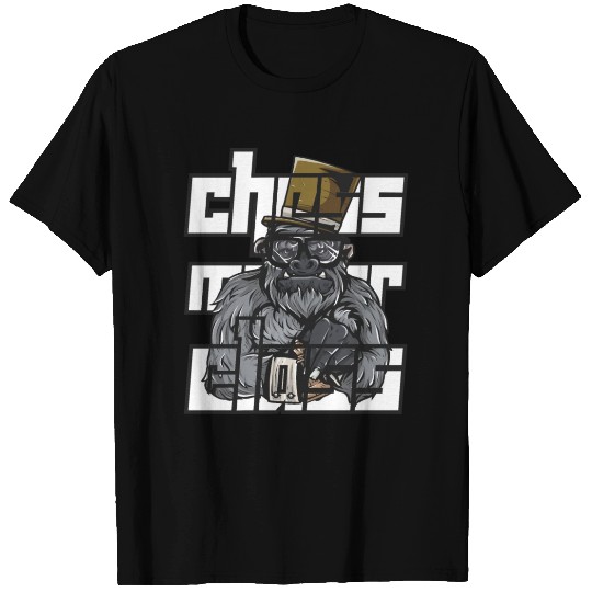 Chess Master Class - Smart Gorilla with hat 1 T Shirts