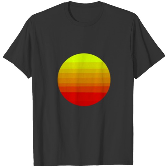 Solid Retro Sun T-shirt