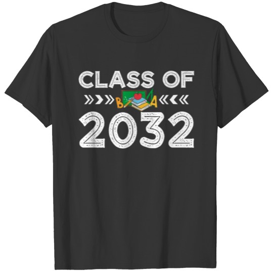 Class Of 2032 Grow With Me Pre K Graduate Vintage T-shirt