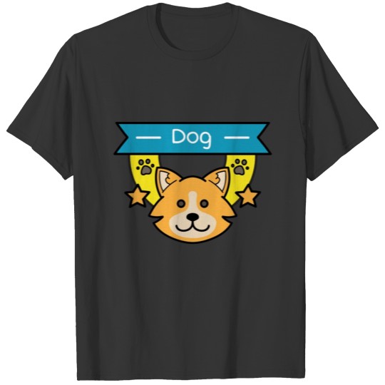 Happy Dog - Vintage Design T Shirts
