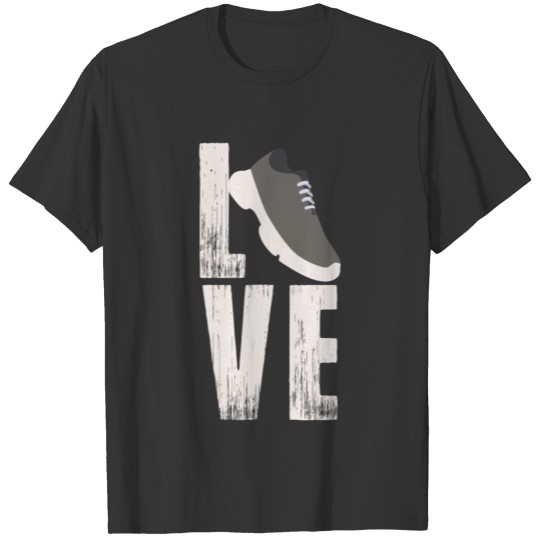 Runner Gift | Running Love Shoe Jogger Jogging T-shirt