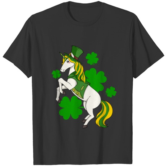 Lepricorn Cute Unicorn Leprechaun St Patricks T-shirt
