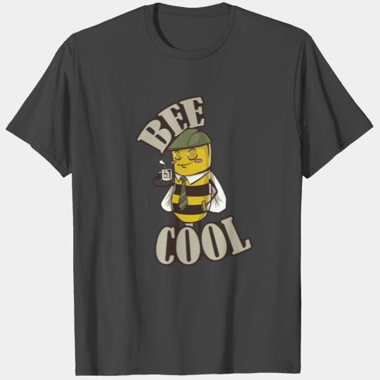 Bee Cool Be Cool Beekeeper Love Bees Gift Bee Art T Shirts