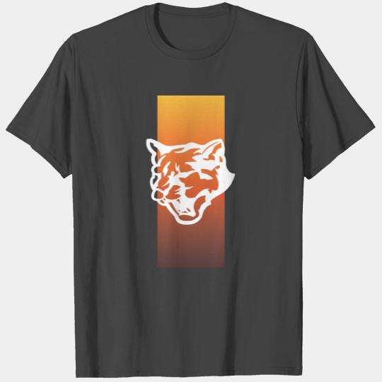Cheetah in Orange T Shirts
