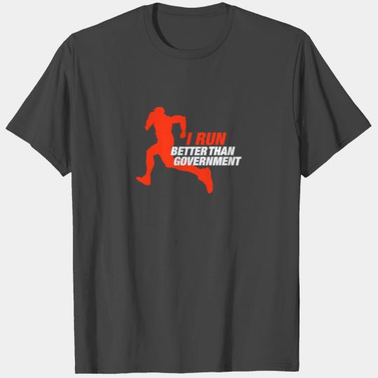 Jogging Running Sports Politics T Shirts