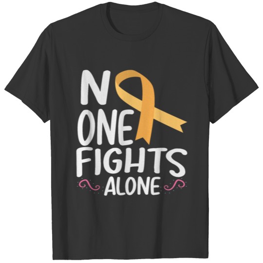 Childhood Cancer Awareness Support Suvivor Gold T Shirts