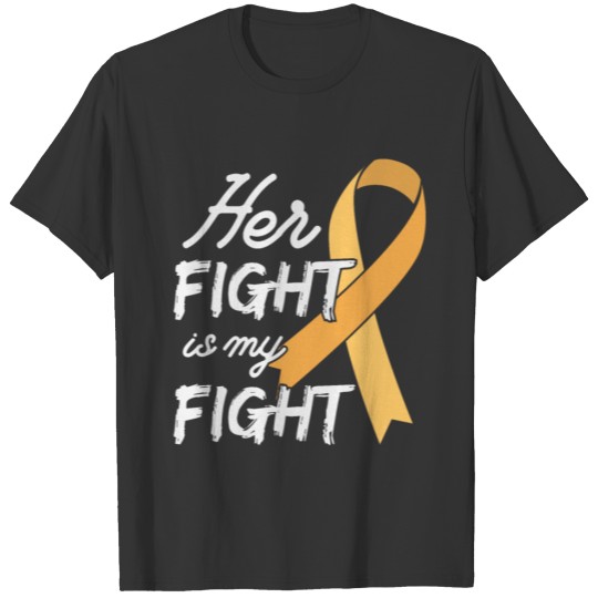 Childhood Cancer Awareness Support Suvivor Gold T-shirt
