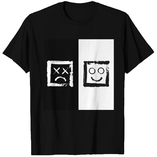 Happiness versus depression. #print T Shirts