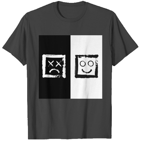 Happiness versus depression. #print T Shirts