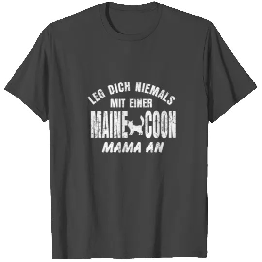 Maine Coon Mama Mother Gift T Shirts