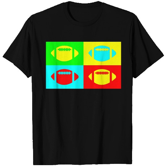 four multi colors ball T Shirts