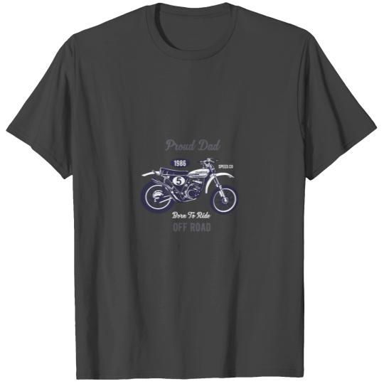 Motocross Proud Dad Family Fun T Shirts