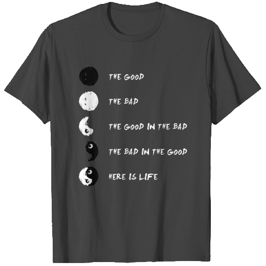 Ying Yang Life Balance T Shirts