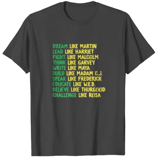 Black Power Black History Month Pride T Shirts