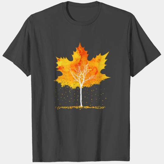 Maple Leaf Autumn Orange Fall Leaves T Shirts