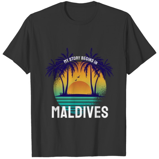 My Story begins in Malediven T-shirt