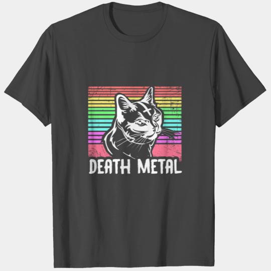 Cat Death Metal Metal Cat Lucifer T Shirts