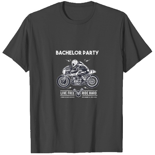 Bachelor Party Motorcycle Holidays T Shirts