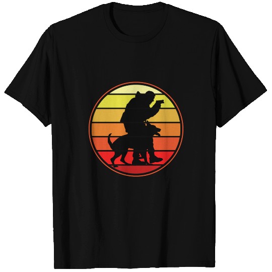 Army Soldier with Dog Weapon Gift T Shirts
