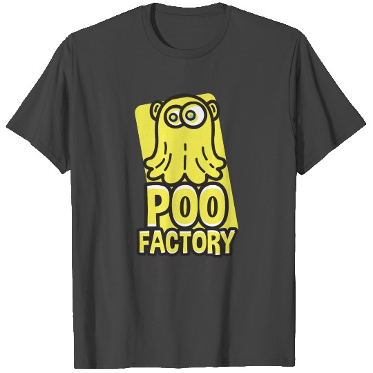Poo Factory Funny Ghost Monster T Shirts