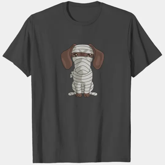 Cute Dachshund Mummy Funny Mummy Halloween Gift T Shirts