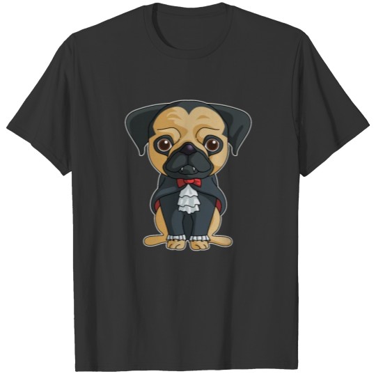Cute Pug Vampire Funny Vampire Halloween Gift for T Shirts