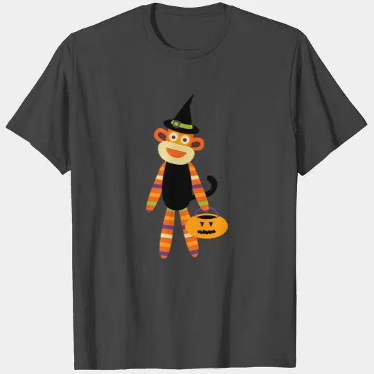 Halloween Sock Monkey T Shirts