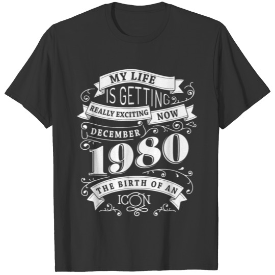 December 1980 The birth of an icon T-shirt