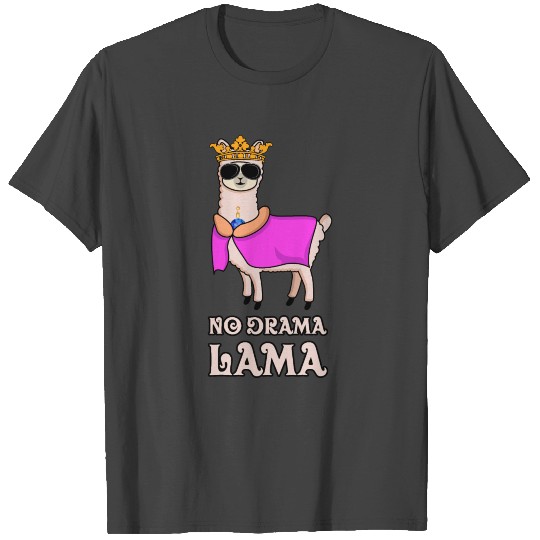 No Problama Cute Llama T Shirts Drama Queen Kids Gift
