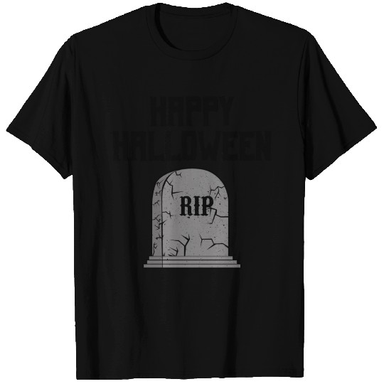 Happy halloween gravestone T Shirts