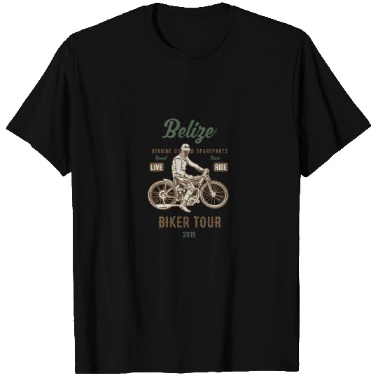 Motorcycle Belize Motorcycle Holidays T Shirts